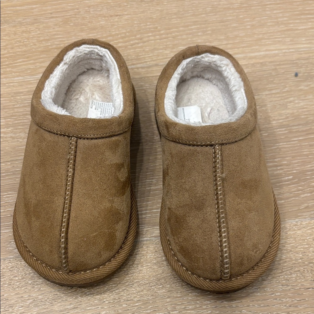 Cat & Jack Jude Toddler Shearling Clogs Chestnut size 9t